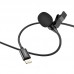 Микрофон HOCO L14 Lightning Lavalier с кабелем 2 метра