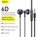 Наушники вкладыши BASEUS Encok 3.5mm Wired Earphone H19 (NGH19-03) синие