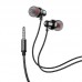Наушники BOROFONE Sole wire-controlled earphones with mic HiFi BM65 1.2 метр черные