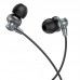Наушники HOCO Delighted metal universal earphones with microphone M98 черные