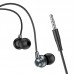 Наушники HOCO Delighted metal universal earphones with microphone M98 черные