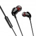 Наушники стерео с микрофоном HOCO M107 Discoverer universal earphones with mic желтые