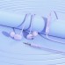 Наушники стерео с микрофоном HOCO M107 Discoverer universal earphones with mic желтые