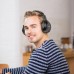 Наушники беспроводные полноразмерные HOCO Art sount BT headset W33 синие