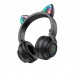 Наушники Borofone Cat ear BT headphones BO18 розовые