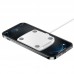 Зарядка Qi USAMS Ultra-thin Magnetic Fast Wireless Charger With Cable US-CD153 белая