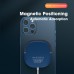 Зарядка Qi 2in1 MagSafe wireless charger with holder JYD-WC92 15W Max синяя