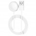 Зарядка Qi HOCO Wireless charger USB для iWatch CW39 1-7/SE Series белая