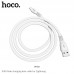 Кабель HOCO Lightning TPE Flat Noah X40  1m  черный
