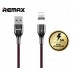 Кабель магнитный REMAX RC-158i Lightning Magnets Series 1 метр отделяемый коннектор черный