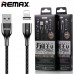 Кабель магнитный REMAX RC-158i Lightning Magnets Series 1 метр отделяемый коннектор черный