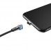 Кабель магнитный и поворотный Hoco S8 Lightning rotatable plug 1.2m черный