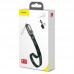 Кабель браслет BASEUS Gold Collar lanyard USB - Lightning - 0.35m черный