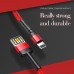 Кабель двусторонний BASEUS Lightning Cafule (special edition) (CALKLF-GG1) черно серый