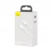 Кабель Baseus Type-C to Lightning Simple Wisdom Cable Kit набор 2 штуки 1.2m (TZCATLZJ-02)