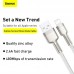 Кабель BASEUS Lightning Cafule Series Metal Data Cable 2 метра 2.4A (CALJK-B01) черный