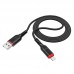 Кабель HOCO Lightning Victory charging data cable X59 1m синий