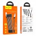 Кабель HOCO Lightning Magnetic absorption charging data cable U103 магнитный черный