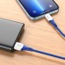 Кабель HOCO X70 Lightning Ferry charging data cable синий 6931474760449