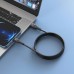 Кабель HOCO Lightning Creator silicone charging data cable X72 1 метр черный усиленный