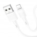 Кабель для iPhone iPad - HOCO X83 Victory charging Lightning cable 1 метр черный