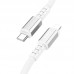 Кабель HOCO Type-C to Lightning Strength PD charging data cable X85 1 метр белый