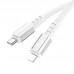 Кабель HOCO Type-C to Lightning Strength PD charging data cable X85 1 метр белый