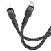 Кабель HOCO Type-C to Lightning charging data cable U110 |1.2m, 20W, 3A|