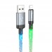 Кабель с RGB подсветкой Hoco U112 Shine USB to Lightning