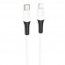 Кабель силиконовый HOCO Type-C to lightning silicone charging data cable X82 черный