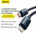 Кабель Baseus Type-C to Lightning Crystal Shine Series CAJY000201 1.2 метра черный