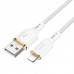 Кабель HOCO X95 Goldentop - USB - Lightning charging data cable 1m белый