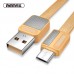 Кабель Micro USB REMAX Platinum RC-044m желтый