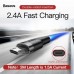 Кабель Micro USB BASEUS cafule CAMKLF-B09 1 метр красный