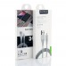 Кабель Micro USB KONI STRONG KS-64m пропускает ток 3A 1 метр белый