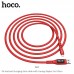 Кабель HOCO S6 с дисплеем MicroUSB Sentinel Timing Display 1.2m красный