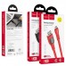 Кабель HOCO S6 с дисплеем MicroUSB Sentinel Timing Display 1.2m красный