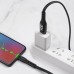 Кабель HOCO S6 Sentinel Timing Display - USB to Micro-USB с экраном черный