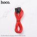 Кабель HOCO Micro USB Silicone X21 Plus 2 метра белый