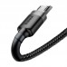 Кабель BASEUS Micro-USB Cafule 3m черно серый (CAMKLF-HG1)