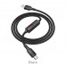 Кабель с дисплеем Hoco S13 Micro-USB Central Control Timing черный 120 см