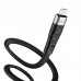 Кабель силиконовый HOCO MicroUSB Angel silicone X53 1 м черный