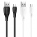 Кабель HOCO Micro USB Ultimate silicone charging data cable X61 1 м черный