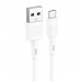 Кабель HOCO X83 Micro-USB Victory 1 метр белый (6931474770899)