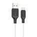 Кабель HOCO X90 MicroUSB Cool силиконовый микро-юсб 1м белый