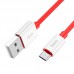 Кабель силиконовый гибкий HOCO MicroUSB Magic silicone X87 1m красный