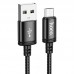 Кабель HOCO X91 Micro-USB Radiance charging data cable 3m черный