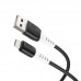 Кабель HOCO Micro USB silicone charging data cable X82  1 метр белый