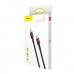 Кабель скоростной Type-c - Type-c BASEUS Flash charge cafule PD2.0 60W CATKLF-GG1 1м