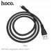 Кабель HOCO Type-C TPE Flat Noah X40 1 метр плоский черный